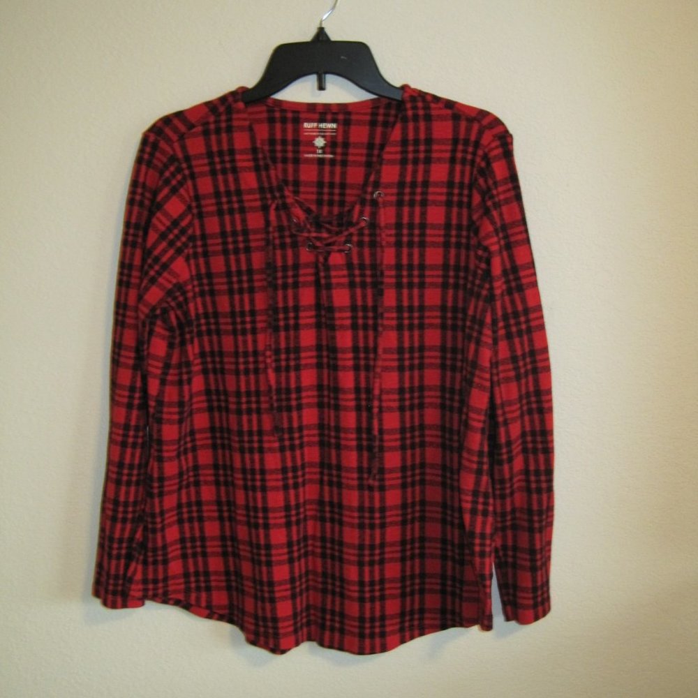 Ruff Hewn top plus women's sz 1X